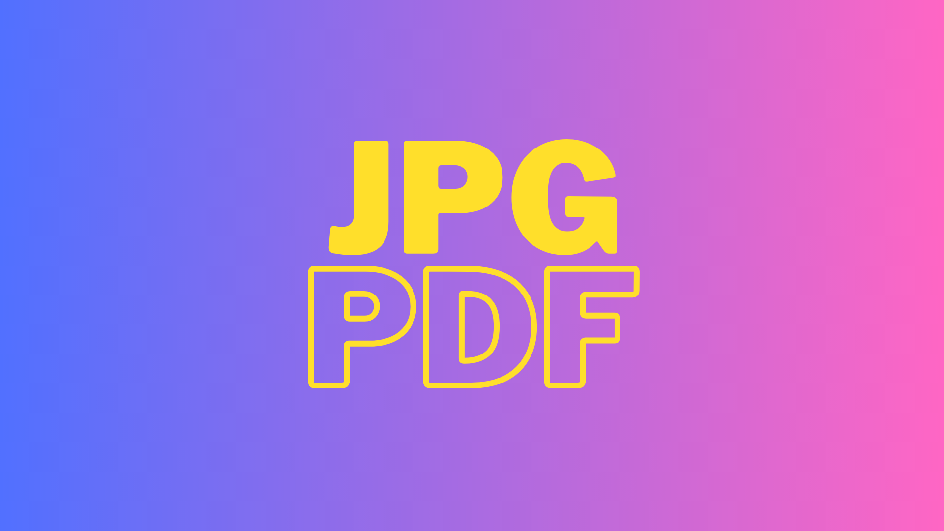 JPG and JPEG Image to PDF format converter tool